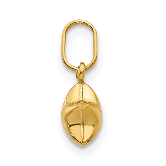 14kt Yellow Gold 3D Puffed Star Charm