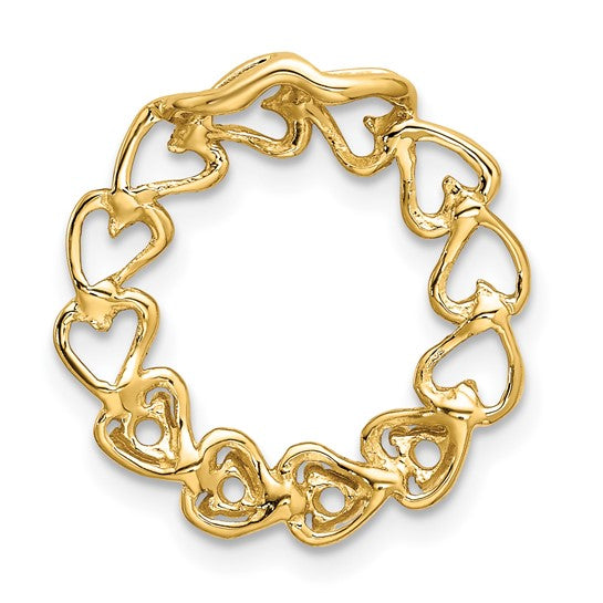 14kt Yellow Gold 4 Synthetic Stone Family Pendant