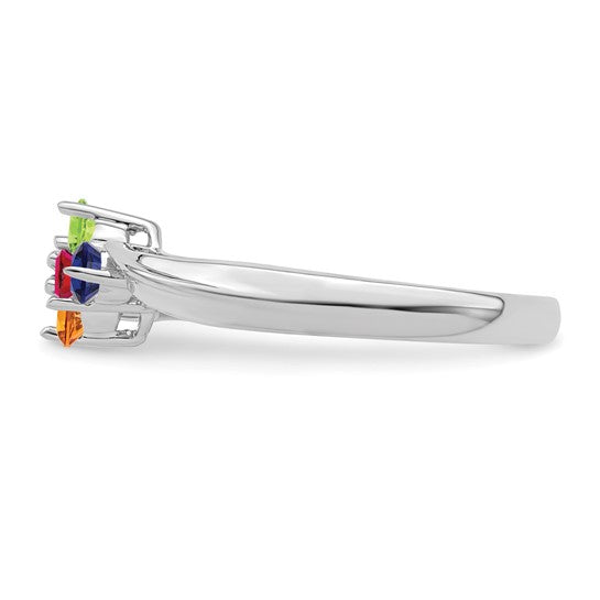 14kt White Gold Family Jewelry Ring