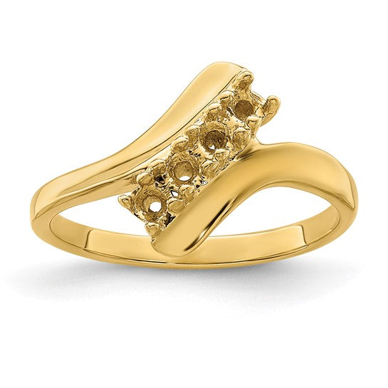 14kt Yellow Gold Synthetic Family Jewelry Ring