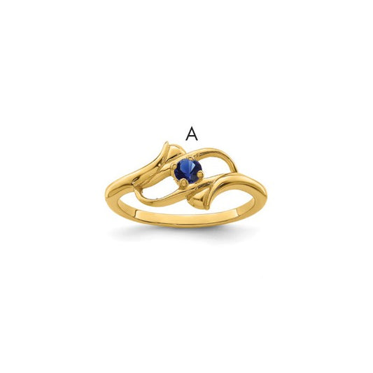14kt Yellow Gold Family Jewelry Ring