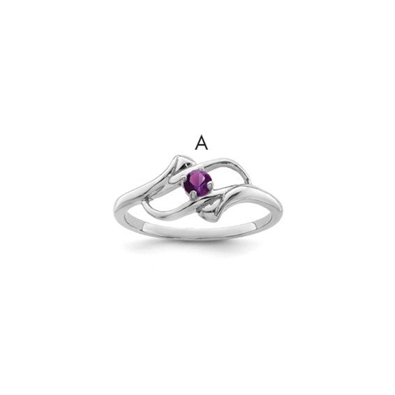 14kt White Gold Family Jewelry Ring