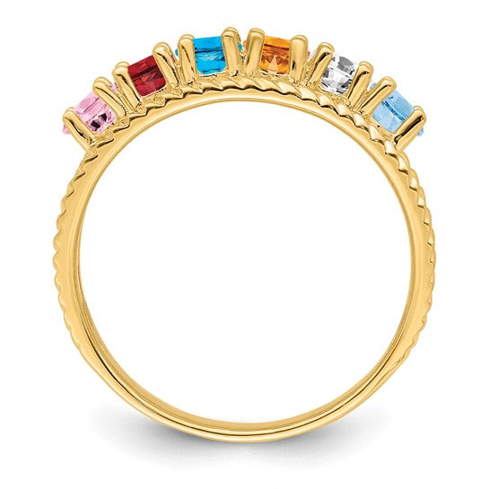 14kt Yellow Gold Family Jewelry Ring