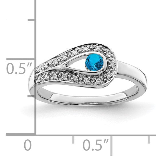 14KT White Gold Family Jewelry Diamond Semi-Set Ring