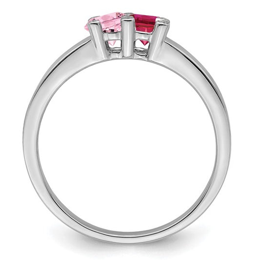 14kt White Gold Family Jewelry Diamond Semi-Set Ring