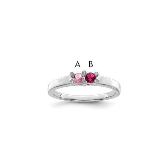 14kt White Gold Family Jewelry Diamond Semi-Set Ring