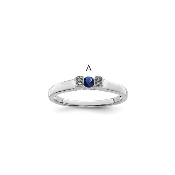 14kt White Gold Family Jewelry Diamond Semi-Set Ring