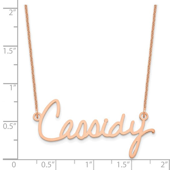 14kt Rose Gold Signature Necklace