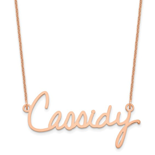 14kt Rose Gold Signature Necklace