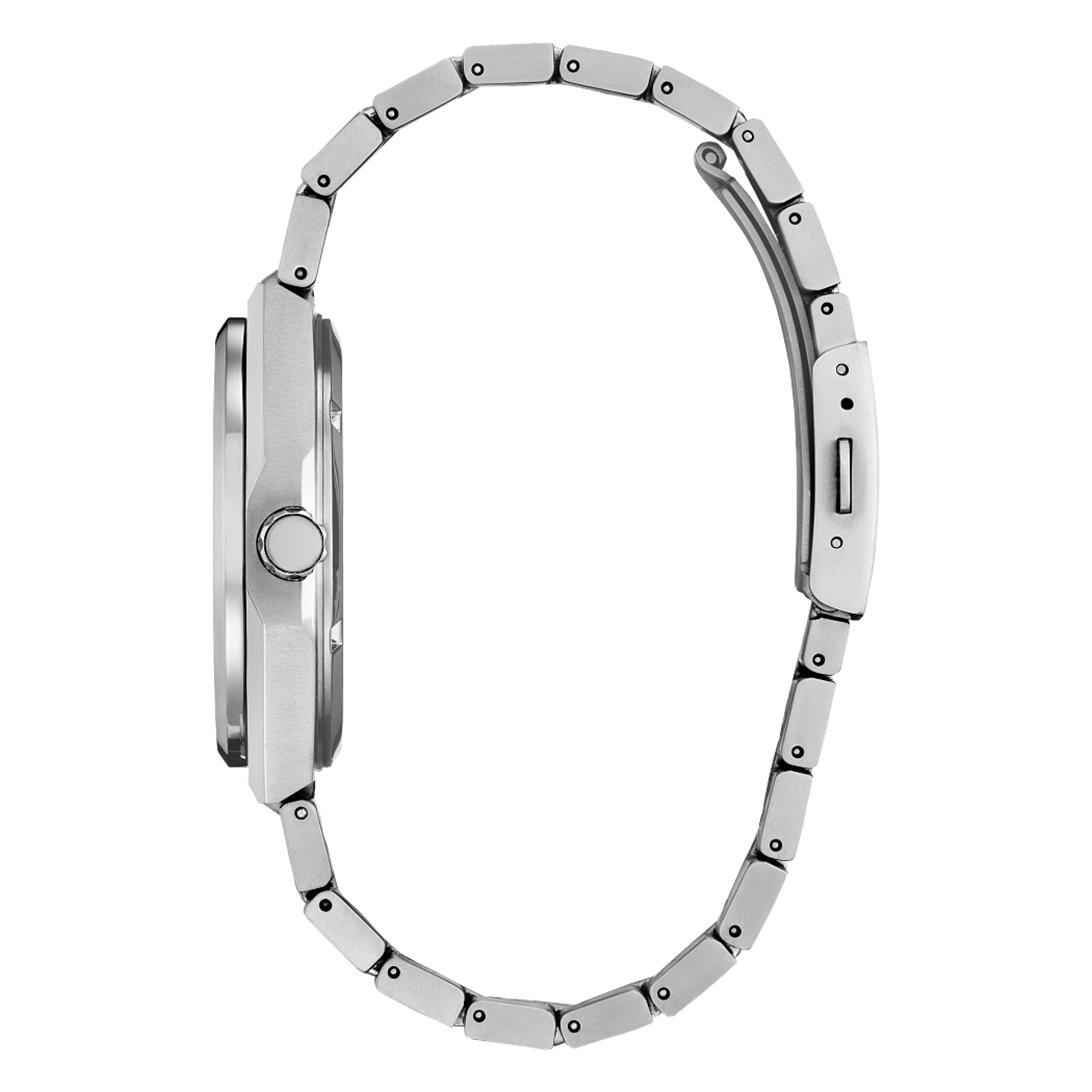 Men's Citizen Eco-Drive Zenshin Three-Hand White Dial Super Titanium Watch 39mm