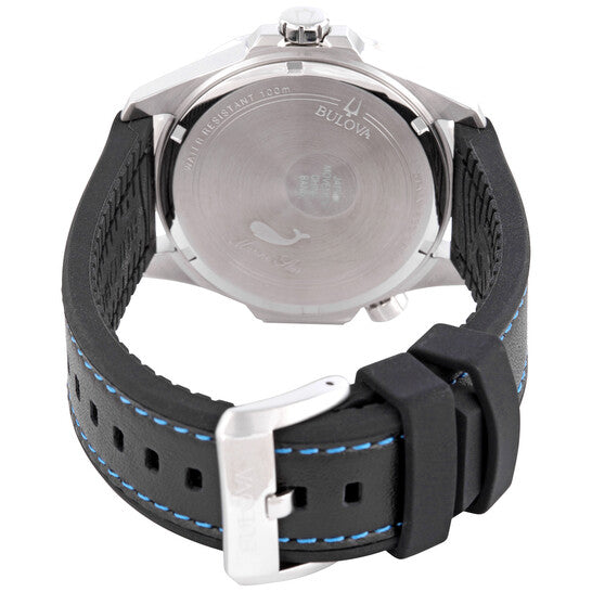 Marine Star Quartz Black Dial Men's Watch