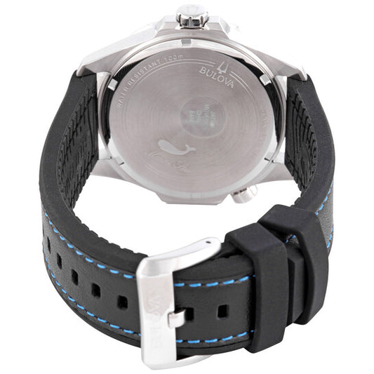 Marine Star Quartz Black Dial Men's Watch