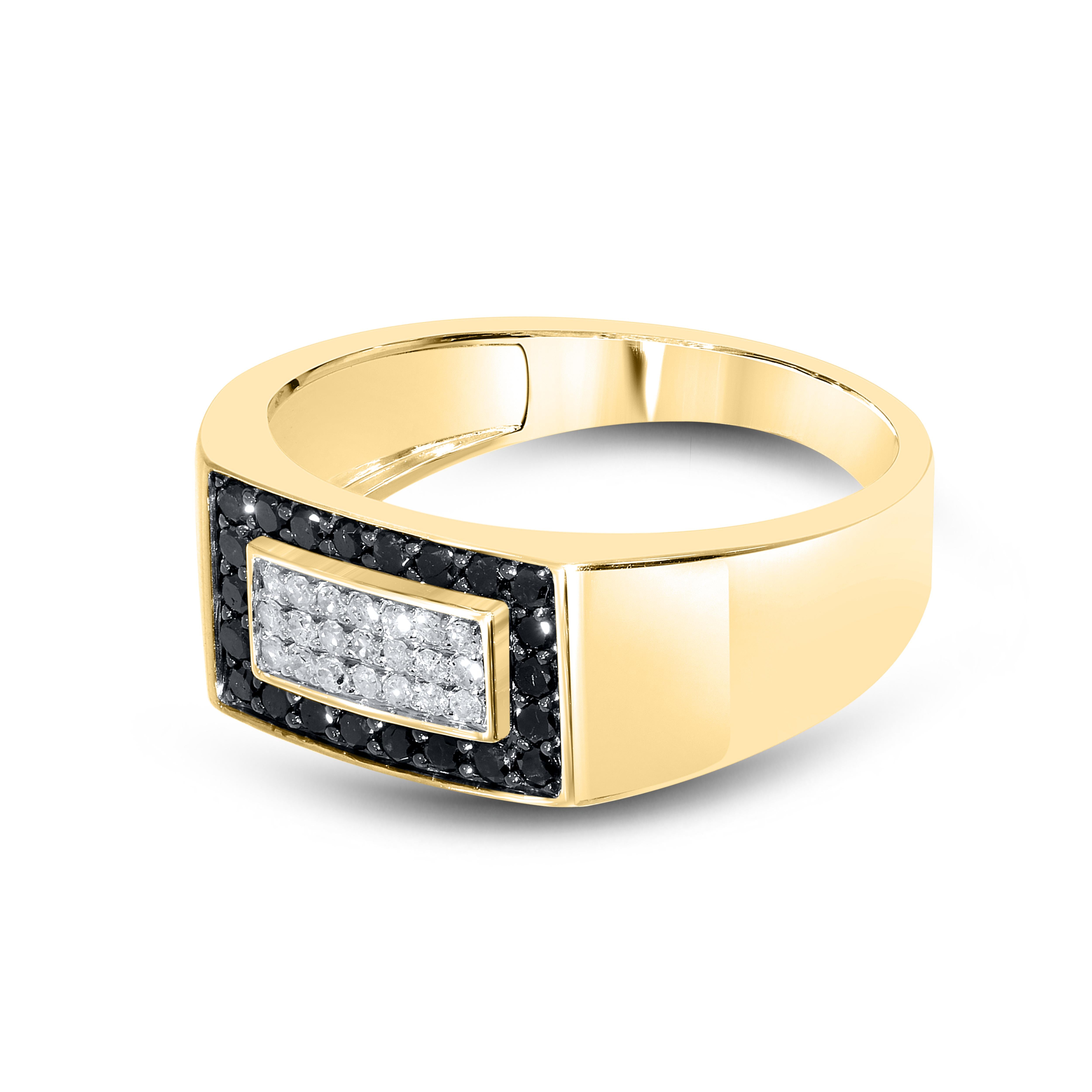 10kt Yellow Gold 0.48 CTW Diamond Men’s Ring