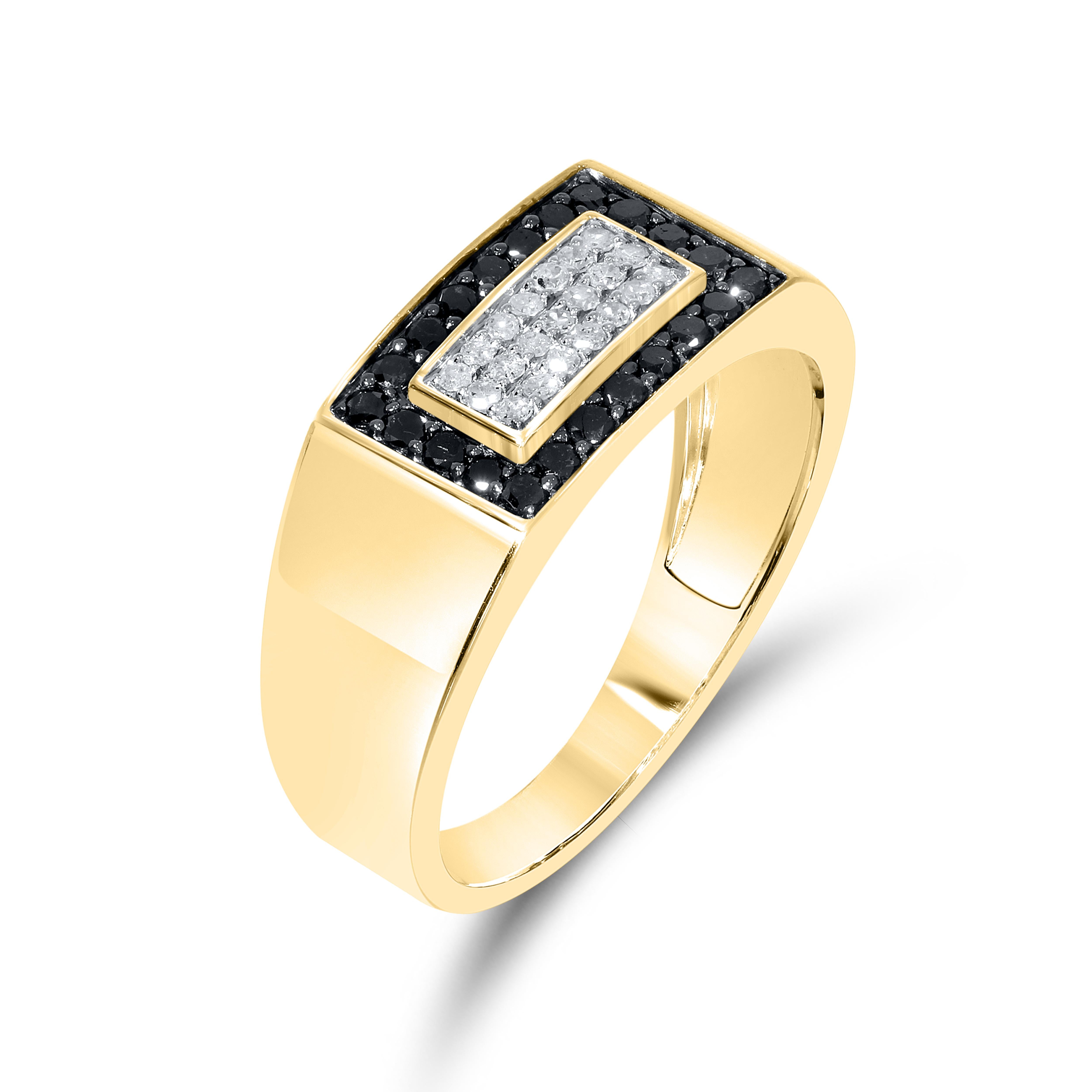 10kt Yellow Gold 0.48 CTW Diamond Men’s Ring