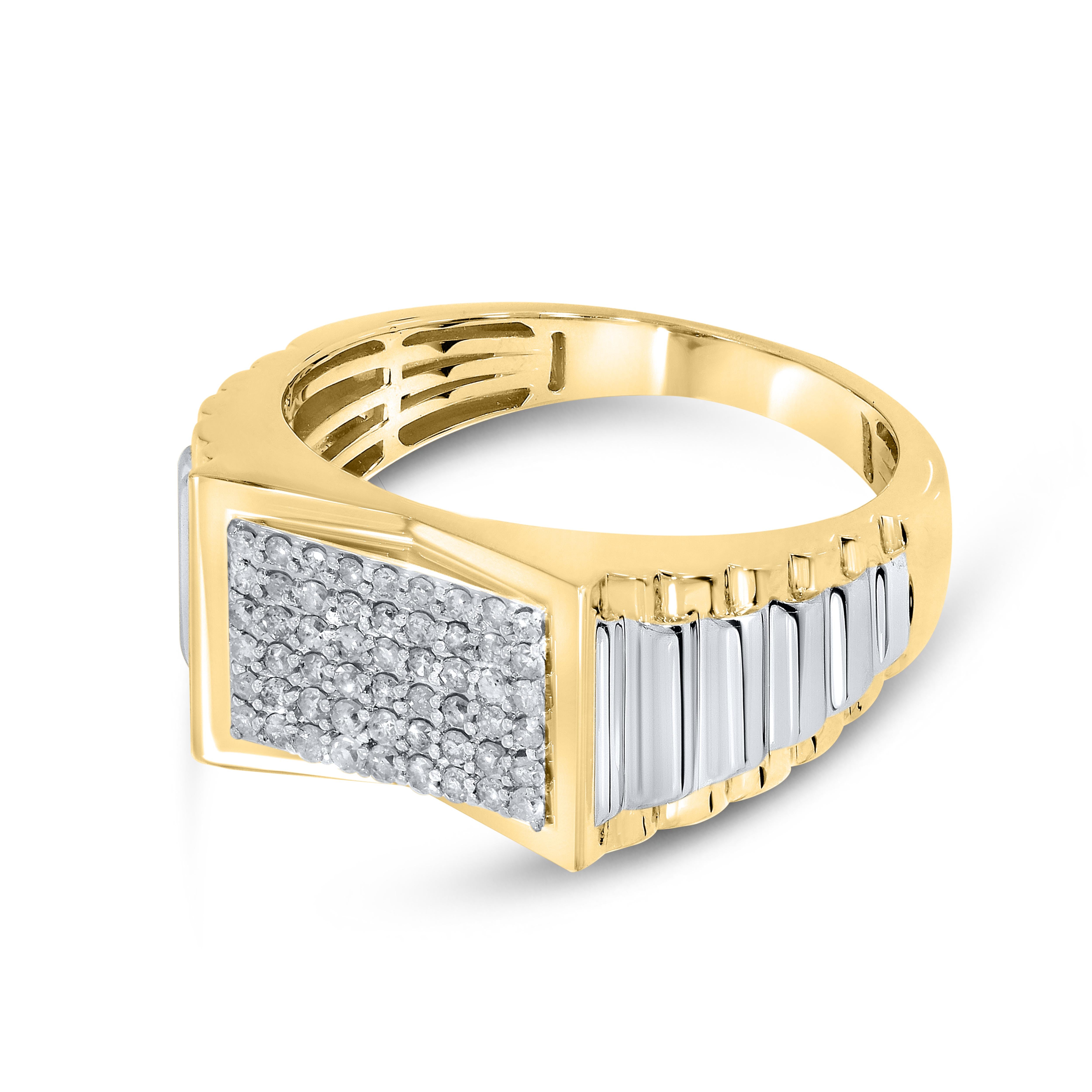 10kt Yellow Gold 0.45 ctw Diamond Men’s Ring