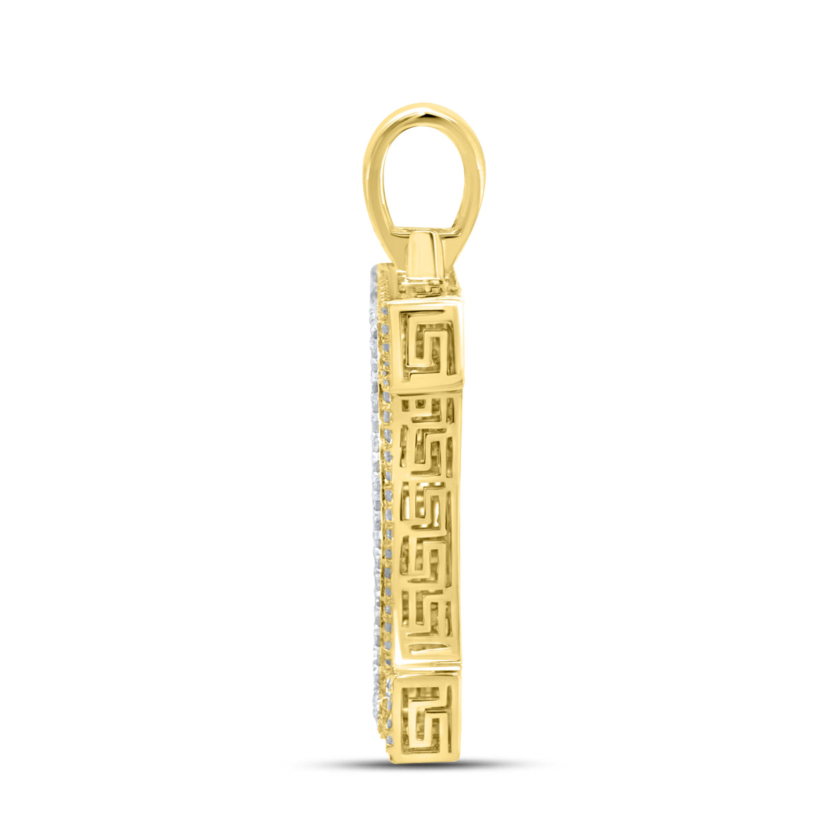 10KT YELLOW GOLD 0.82 CTW DIAMOND INITIAL K