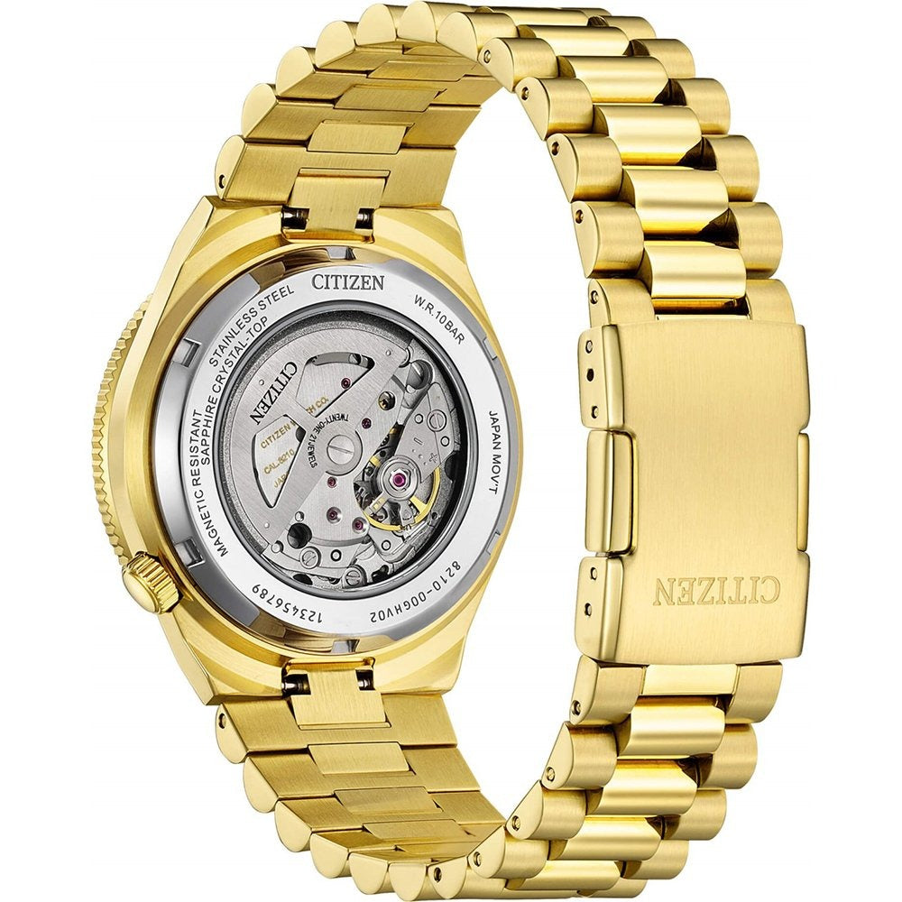 Gold and green citizen men’s automatic Watch