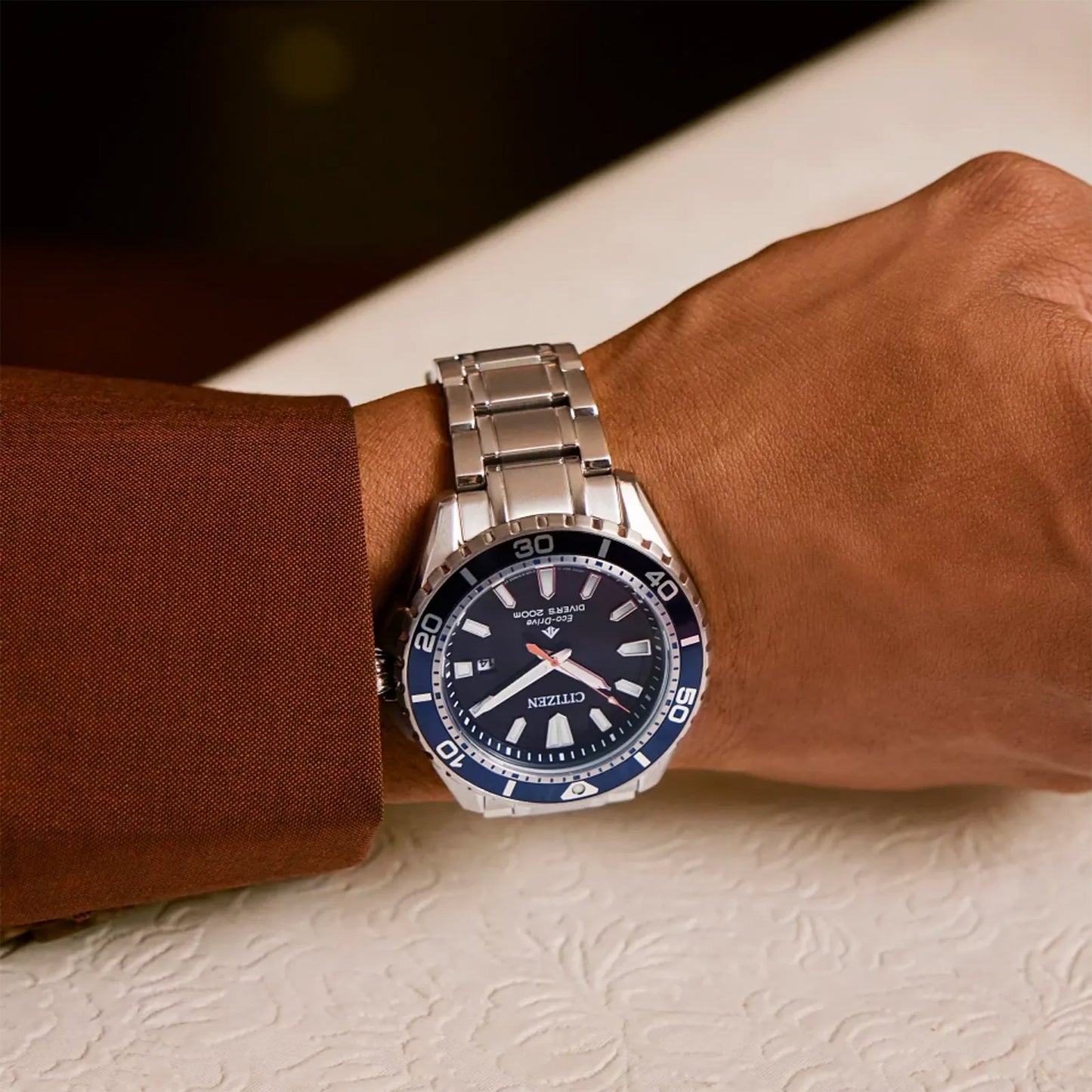 Citizen Promaster Diver Eco-Drive Blue Dial Stainless Steel Watch