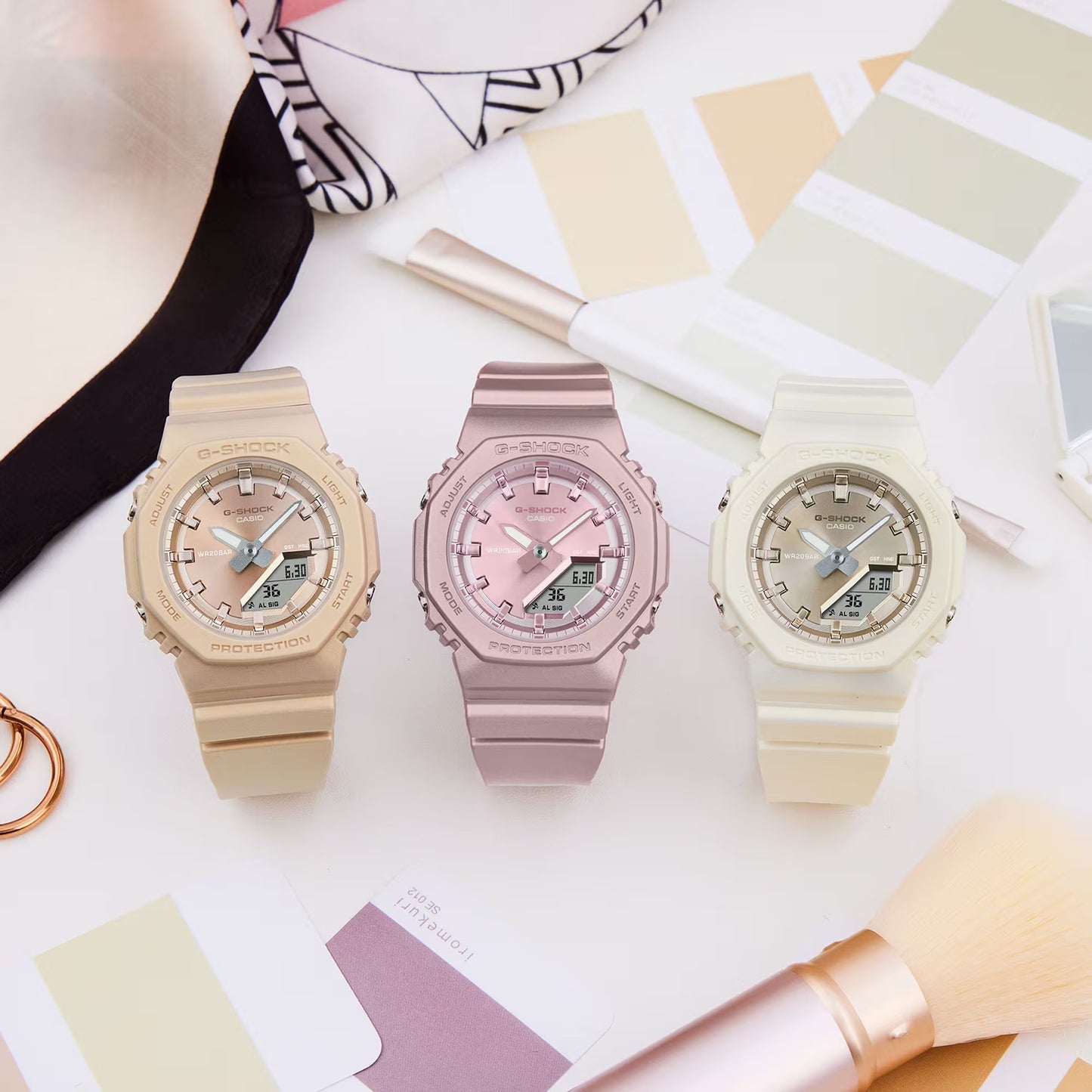 Casio Womens G-Shock Analog Digital Bio-Based Resin Strap Dial Quartz 200M Watch