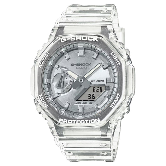 Casio G-Shock GA-2100BM-7A8CR Silver Dial Analog Digital Watch Japan New