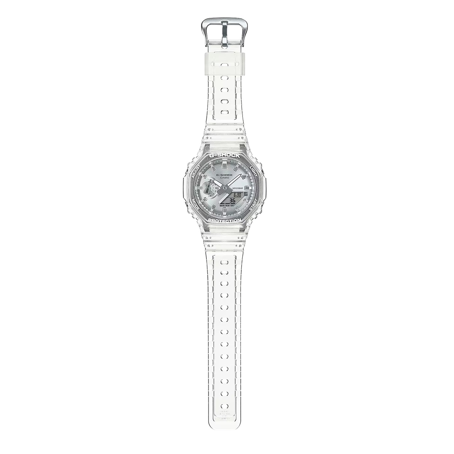 Casio G-Shock GA-2100BM-7A8CR Silver Dial Analog Digital Watch Japan New