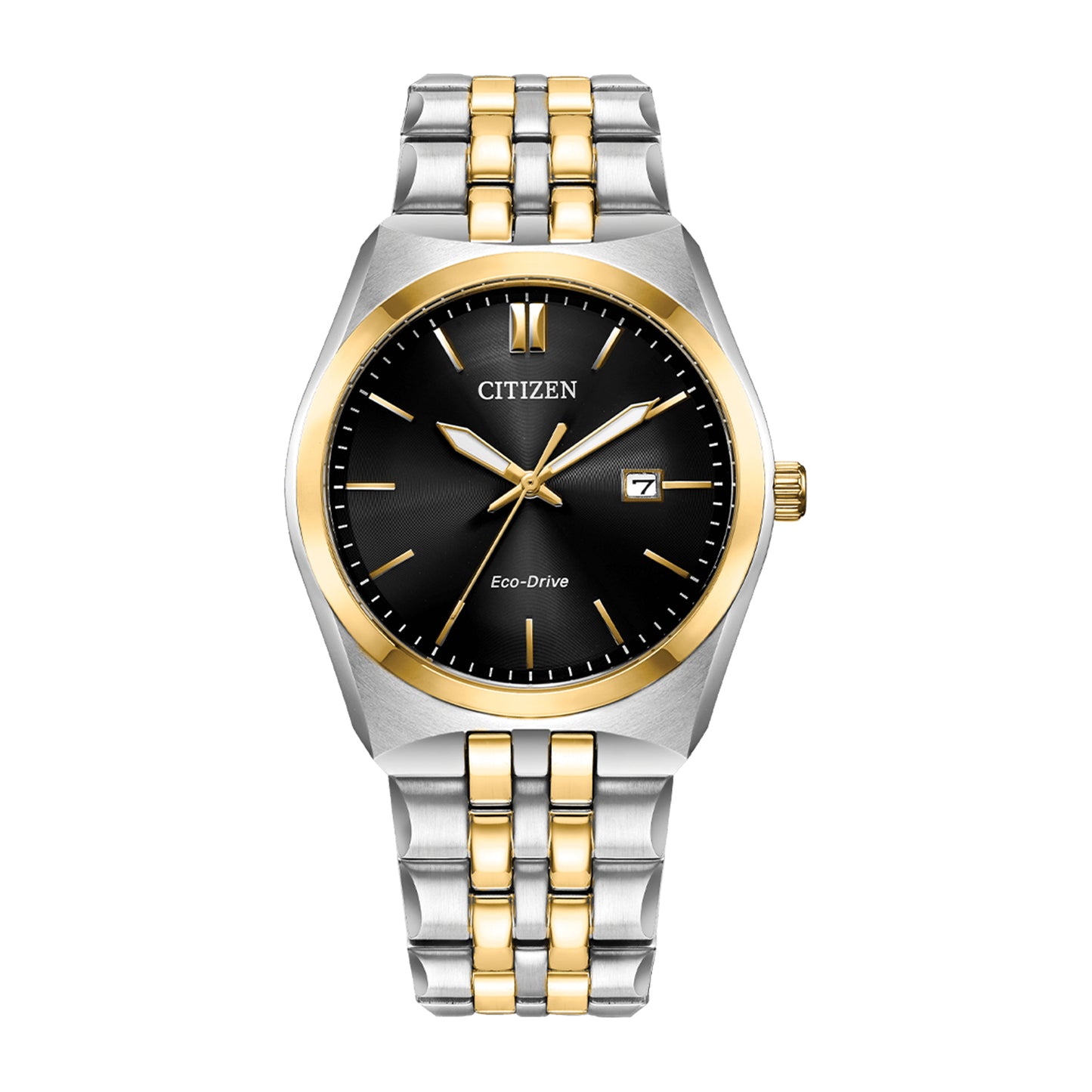 Citizen Corso Men Black Stainless Steel Watch