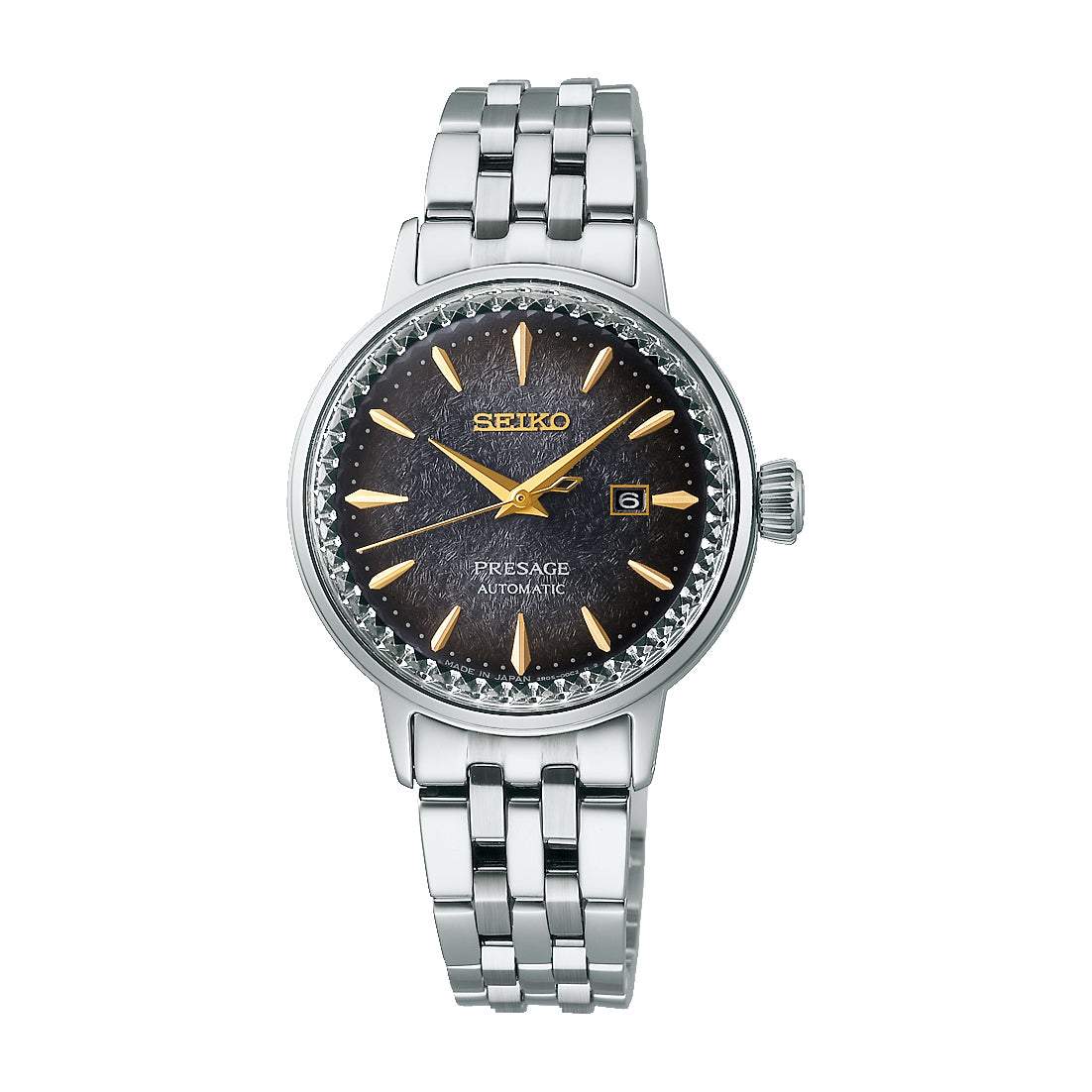 Seiko Women's Limited Edition Presage Cocktail Time Tokyo Night Star Bar Watch SRE015