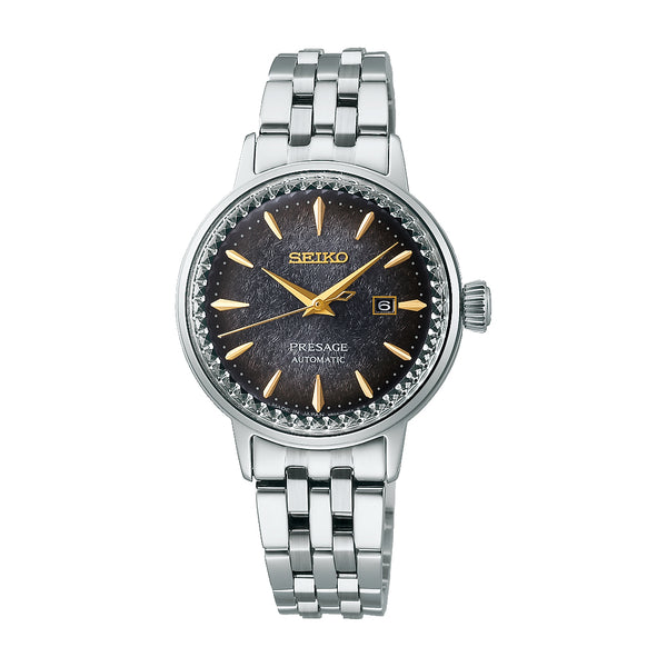 Seiko Women's Limited Edition Presage Cocktail Time Tokyo Night Star Bar Watch SRE015