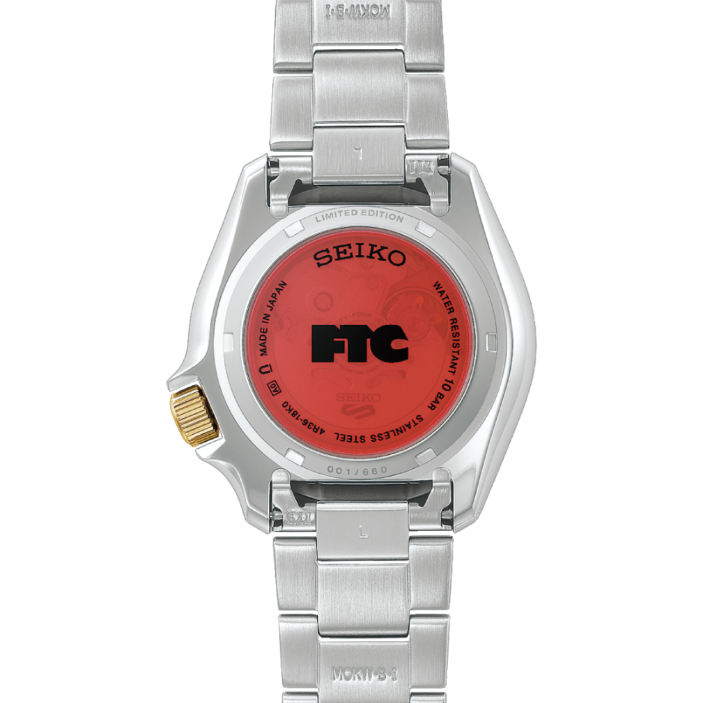 Seiko 5 Sports HDB011 x FTC 40th Anniversary Limited Edition – Black Dial, Two-Tone