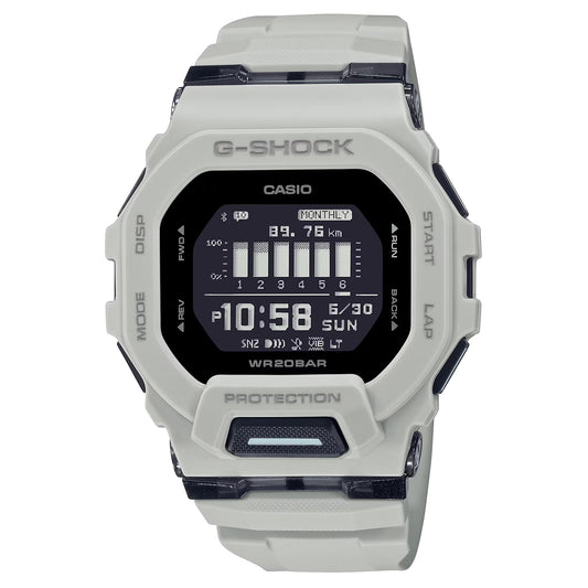 CASIO G-Shock G-Squad GBD-200 Series White Resin Watch | GBD200UU-9
