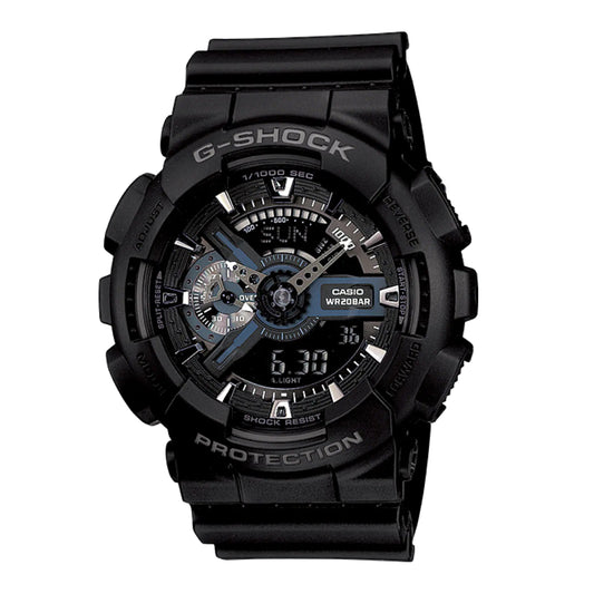 Men's Casio G-Shock Classic Black Resin Strap Watch (Model: GA110-1B)