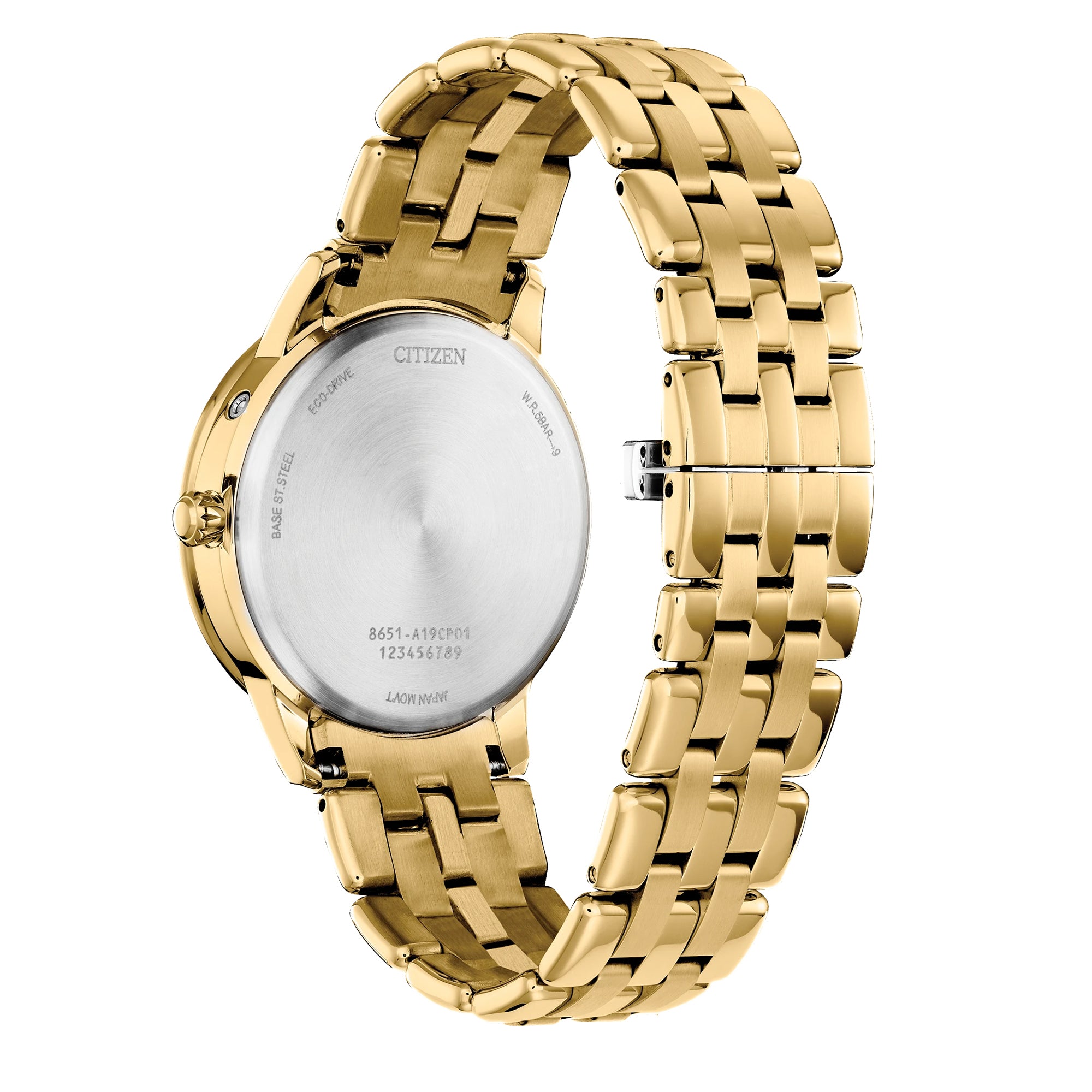 Citizen Calendrier FD0002-57D Eco-Drive Diamond Moon Phase Women's Watch