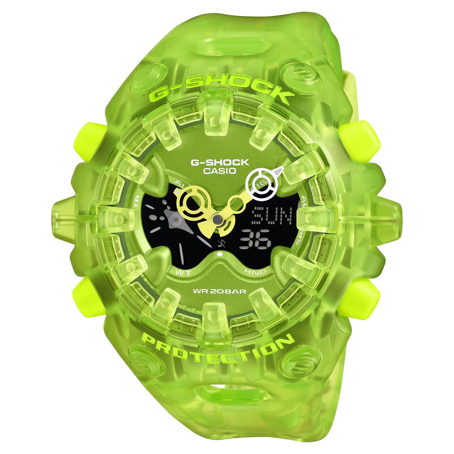 G-Shock Men's Japanese Quartz Analog Digital Green Resin Watch 58.2mm