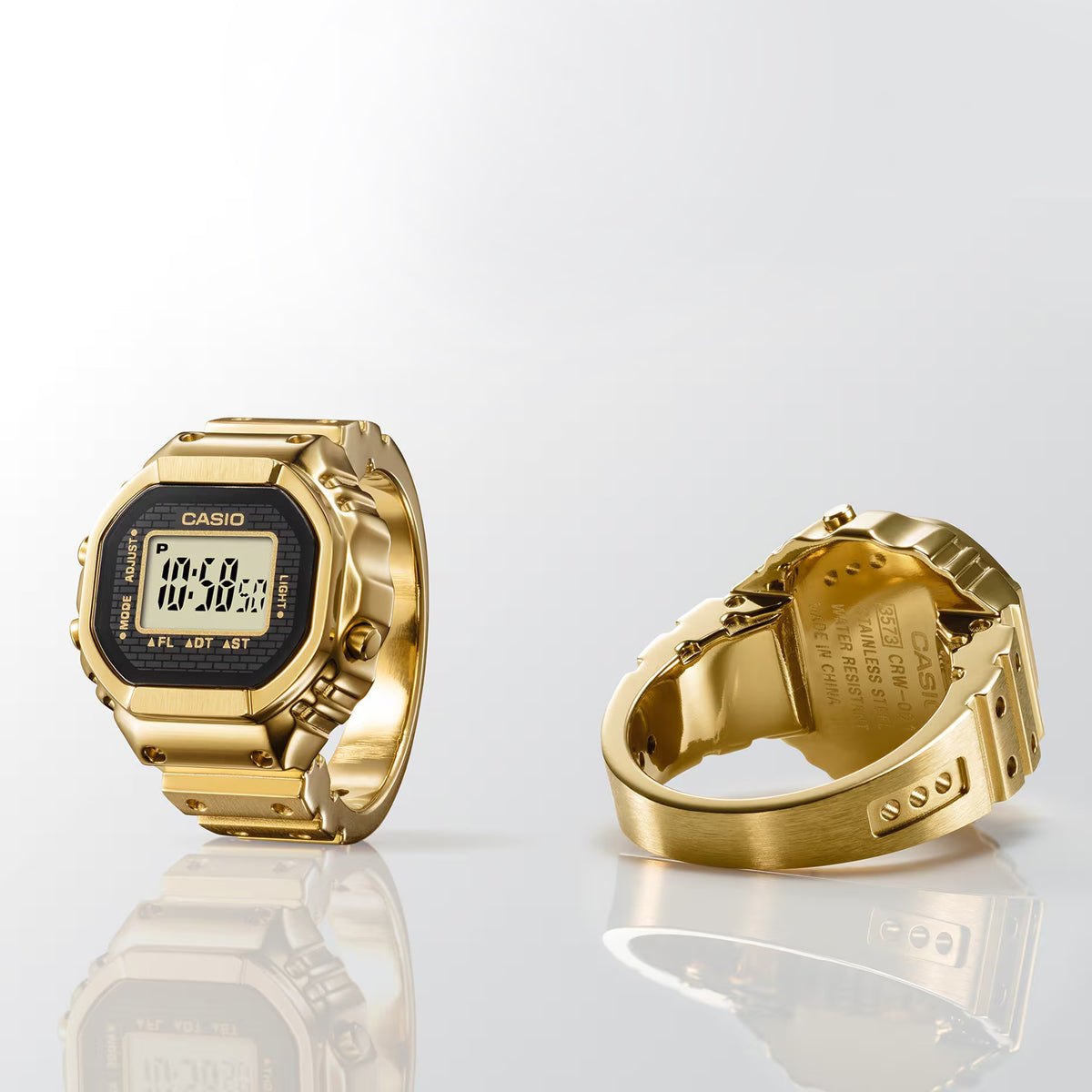 Casio Gold Ring Watch CRW-001G-9CR