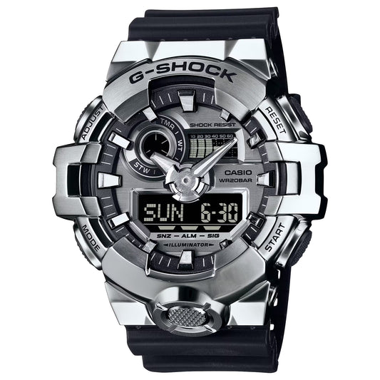 Casio G-Shock Men's Japanese Quartz Black Resin Watch, 53.4mm, GM700-1A