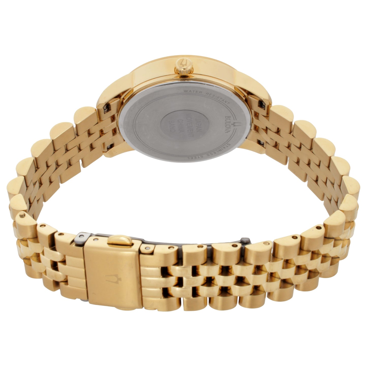 Bulova WOMENS gold and diamond Quartz Watch