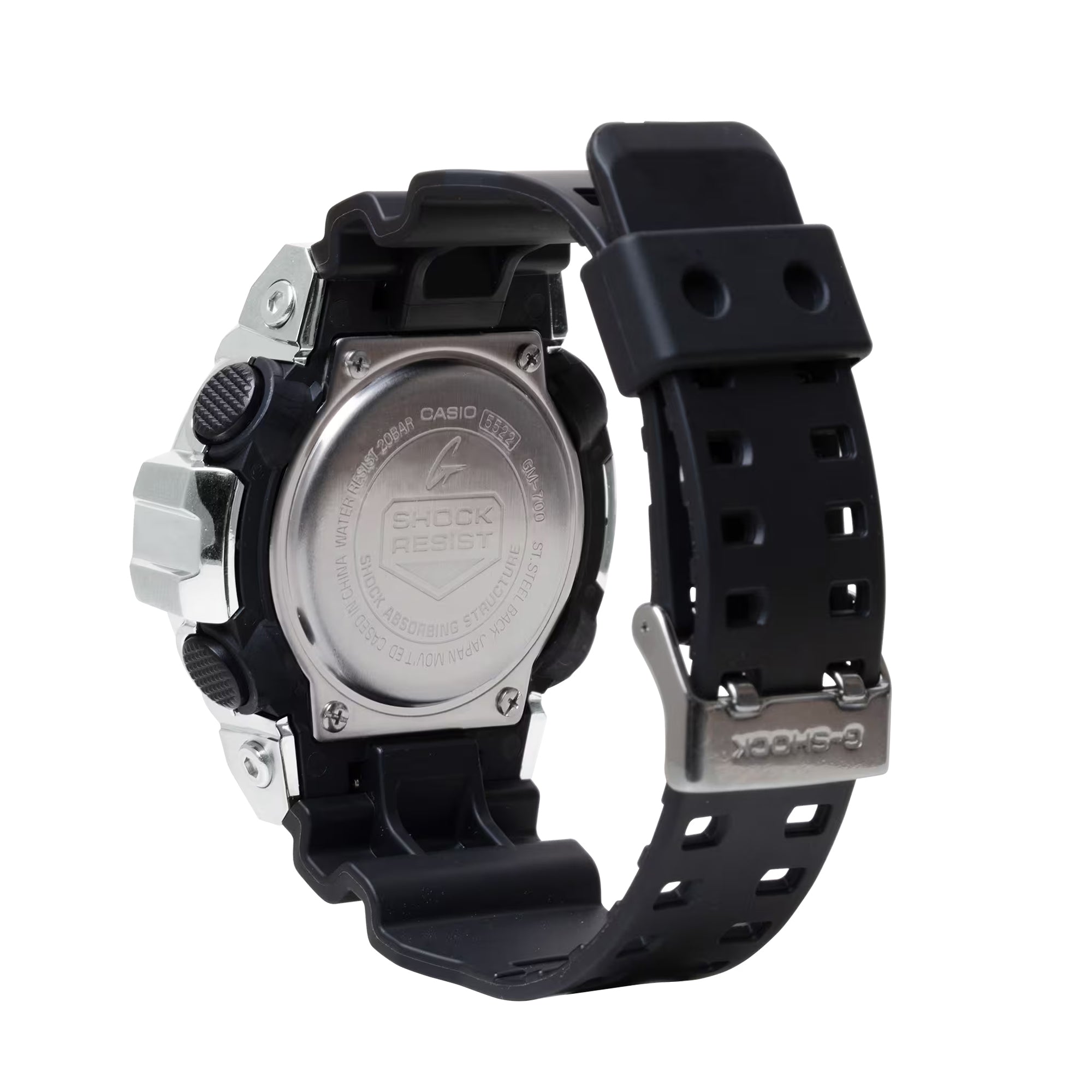 Casio G-Shock Men's Japanese Quartz Black Resin Watch, 53.4mm, GM700-1A