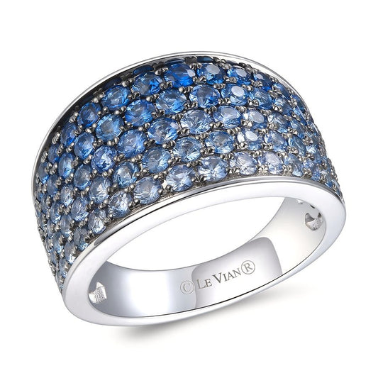 Le Vian 14K Vanilla Gold® Ring | Denim Ombré® Sapphire 2 1/3 cts.