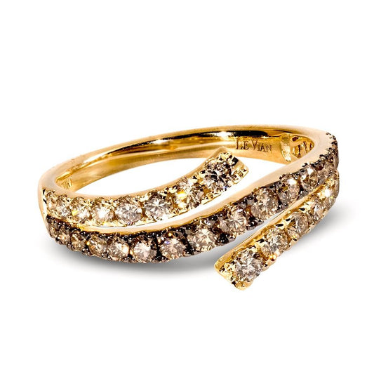 Le Vian 14K Honey Gold™ Ring | Nude diamonds™ 1/2 cts., Chocolate diamonds® 3/8 cts.