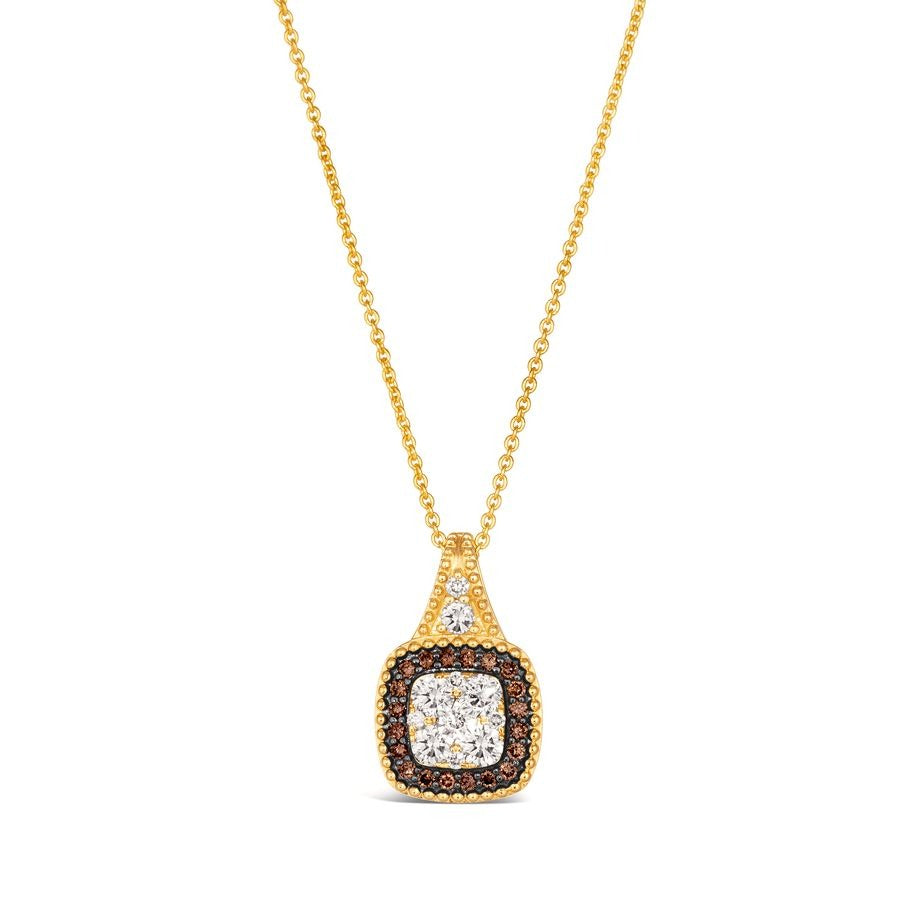 Le Vian 14K Honey Gold™ Pendant | Nude diamonds™ 3/8 cts., Chocolate diamonds® 1/6 cts.