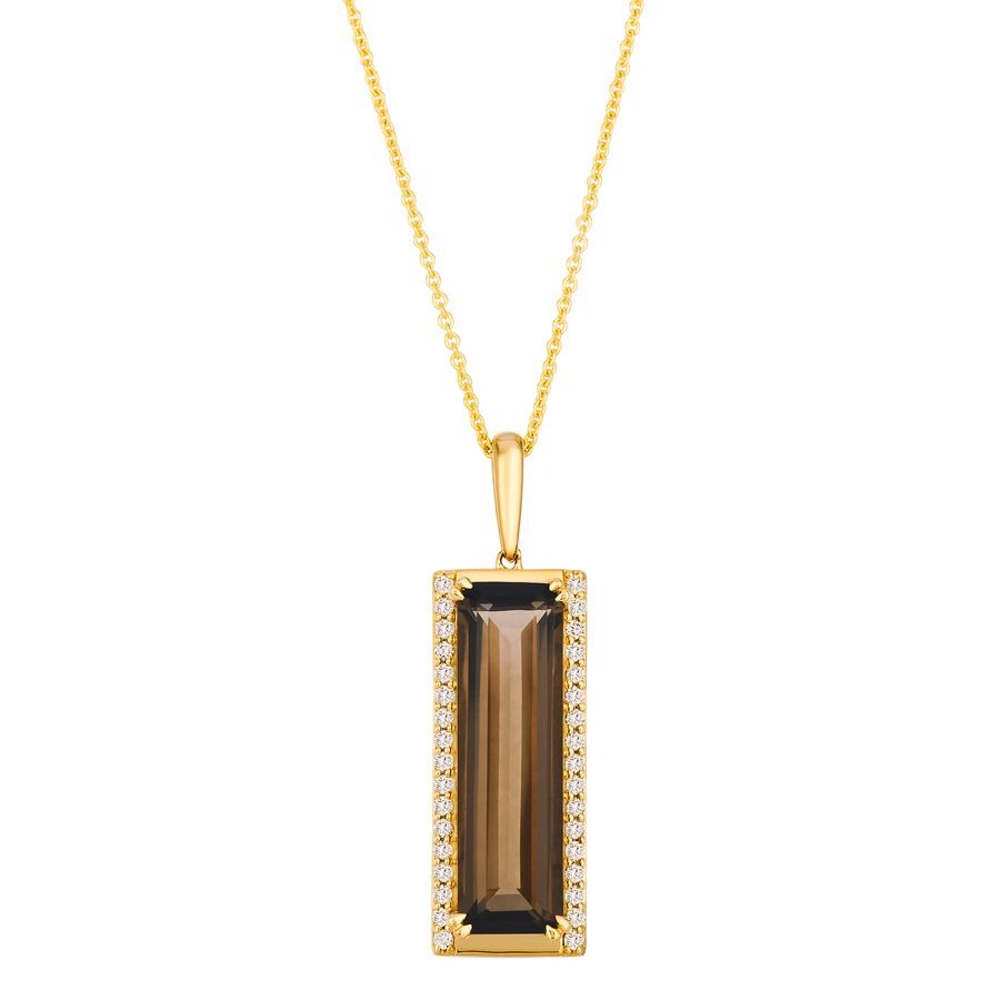Le Vian 14K Honey Gold™ Pendant | Chocolate Quartz® 4 1/4 cts. | Nude diamonds™ 1/5 cts.