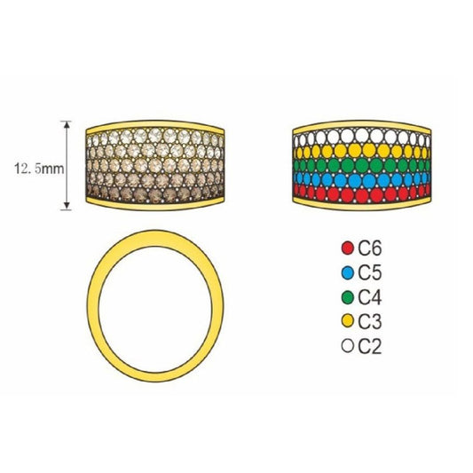 Le Vian 14K Honey Gold™ Ring | Chocolate ombré® diamonds 2 cts