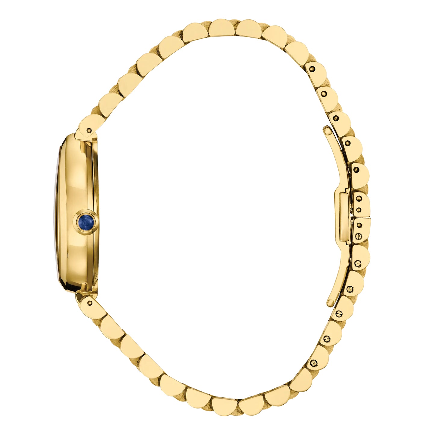 Ladies’ Citizen Eco-Drive® Rainell Gold-Tone IP Analog Watch with Gold-Tone Dial (Model: EM1202-50P)