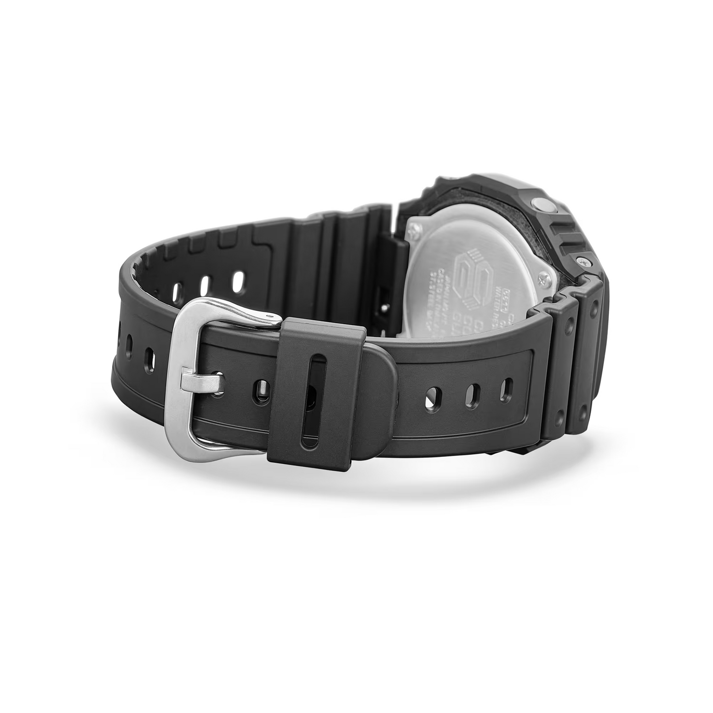 Men's Casio G-Shock Classic Virtual Blue Series Black Resin Strap Watch with Black Dial (Model: GA2100VB-1A)