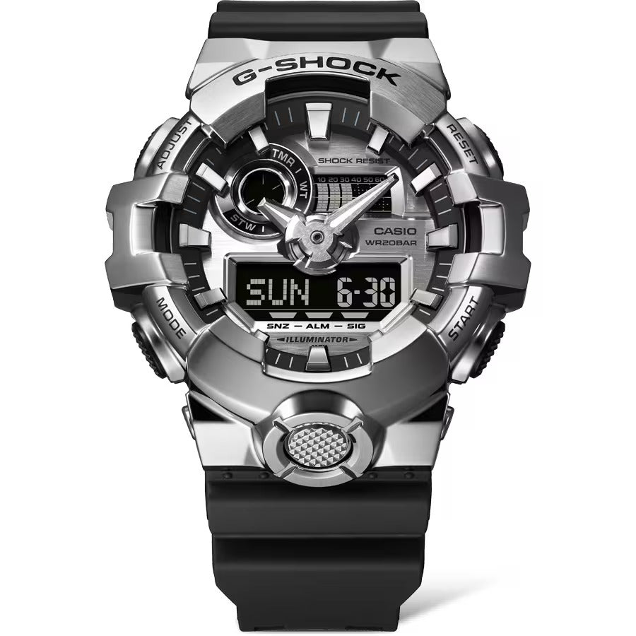 Casio G-Shock Men's Japanese Quartz Black Resin Watch, 53.4mm, GM700-1A