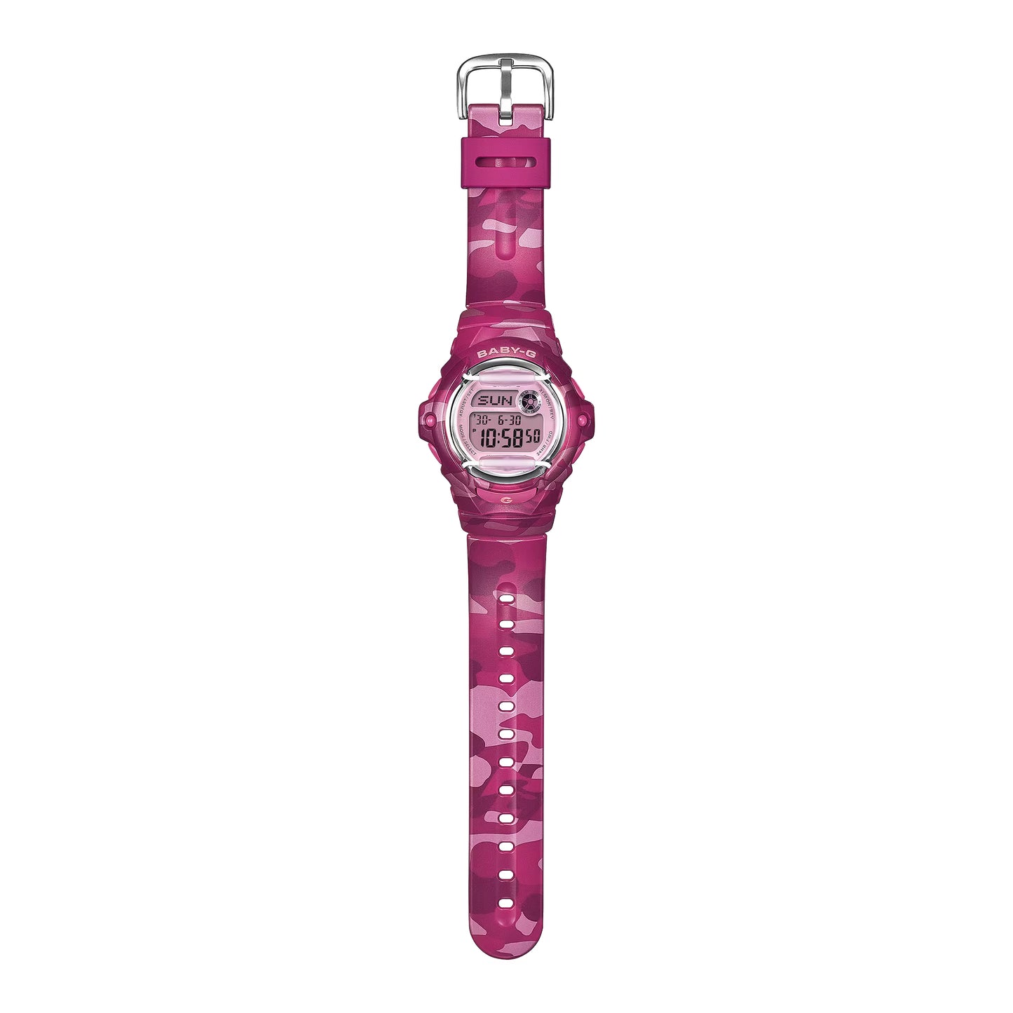 G-Shock Baby-G Women's Pink Resin Digital Watch 42.6mm