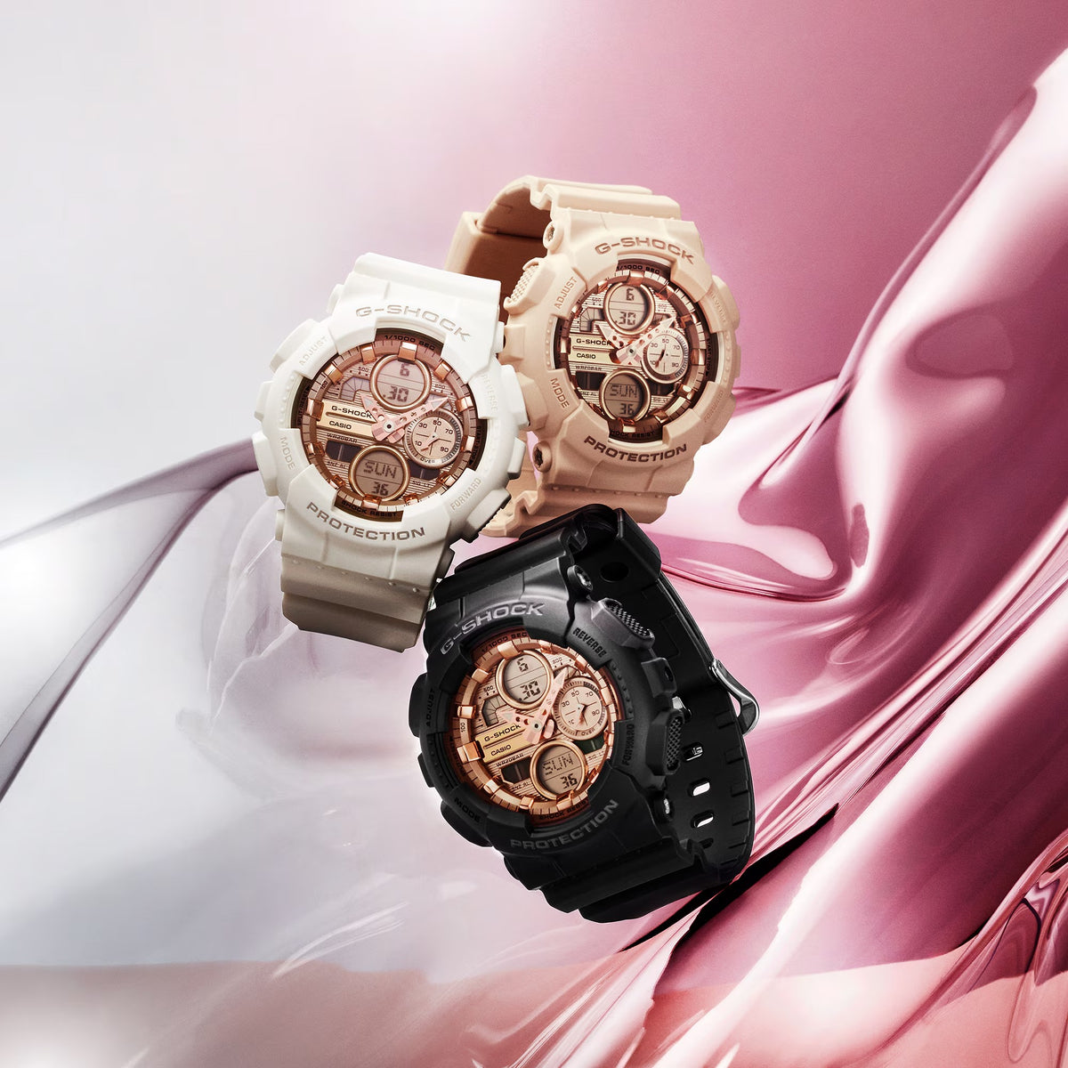 G SHOCK Ana-Digi Resin Solid Strap Watch