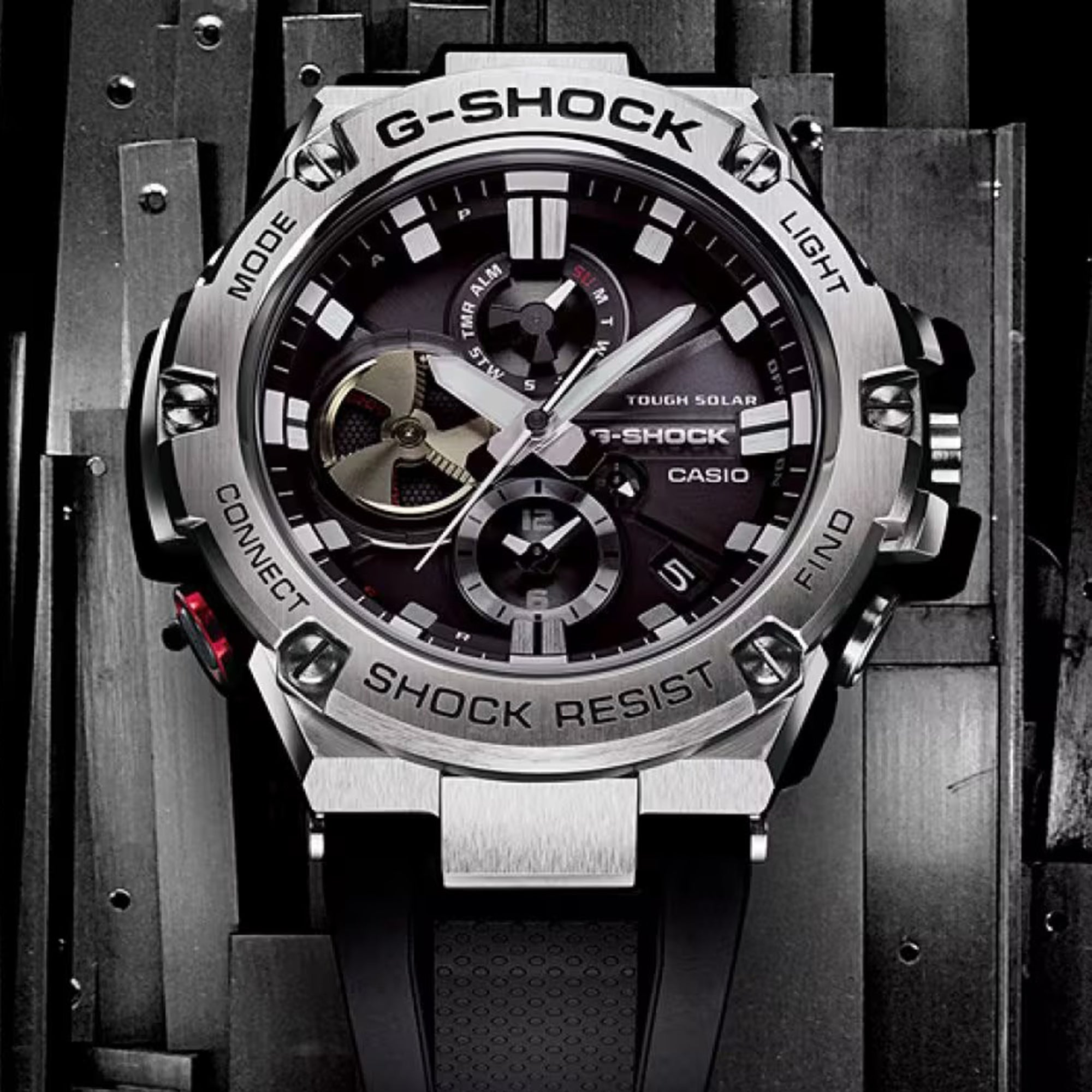 Casio G-Shock G-STEEL GST-B100-1A Solar Bluetooth Men's Watch