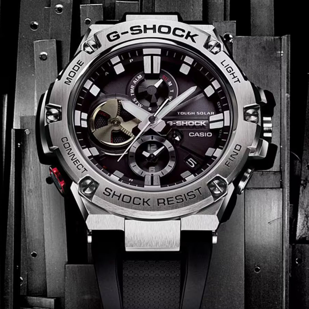 Casio G-Shock G-STEEL GST-B100-1A Solar Bluetooth Men's Watch