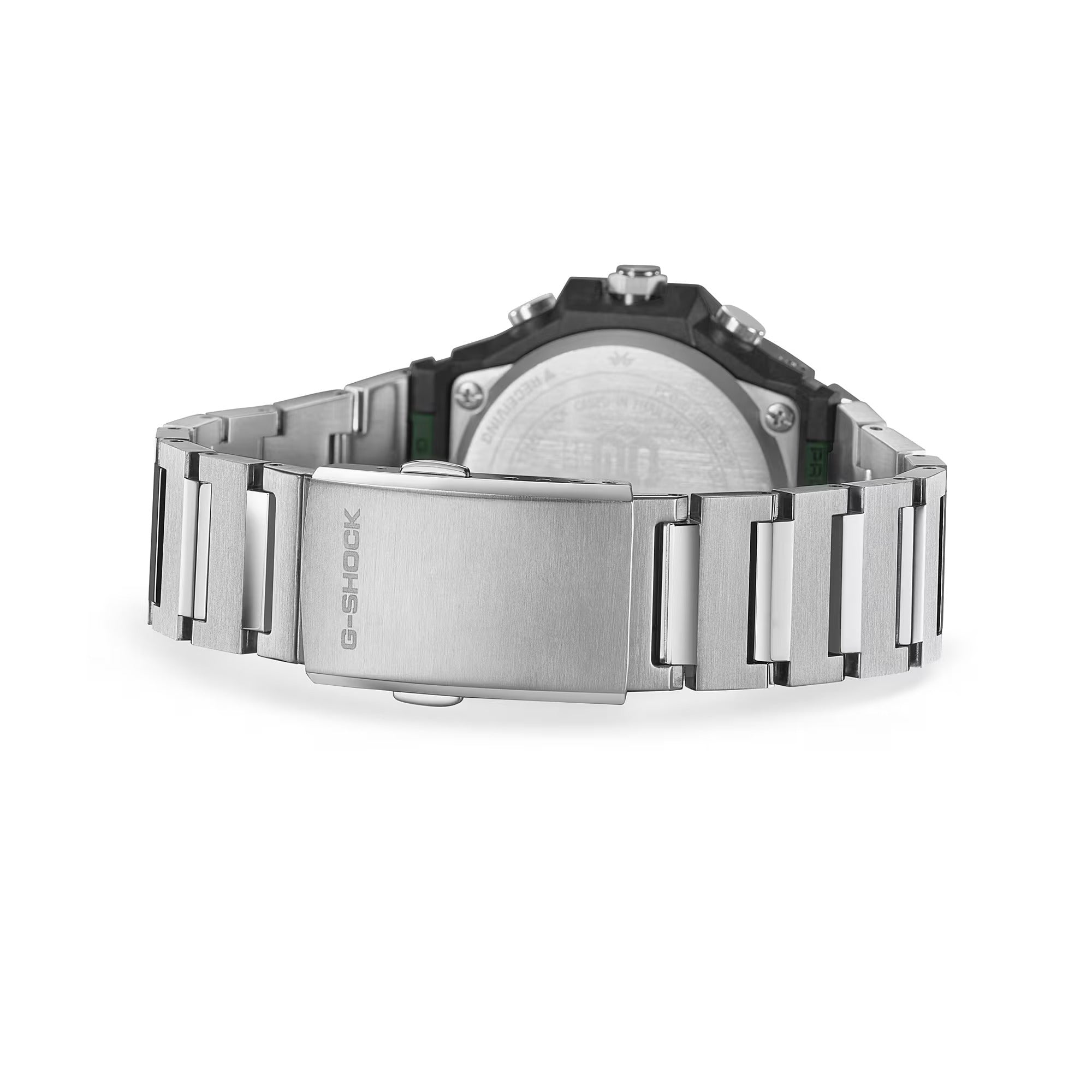 Men's Casio G-Shock G-Steel GST-B1000 Series Green Dial Stainless Steel Watch GSTB1000D-3A